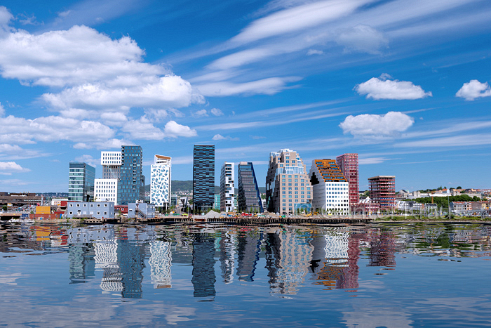 Oslo arkitektur, Bjørvika, Oslo Barcode, Fotografi, Bilder